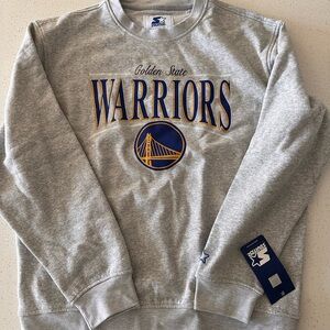 STARTER Gray Warriors Crewneck